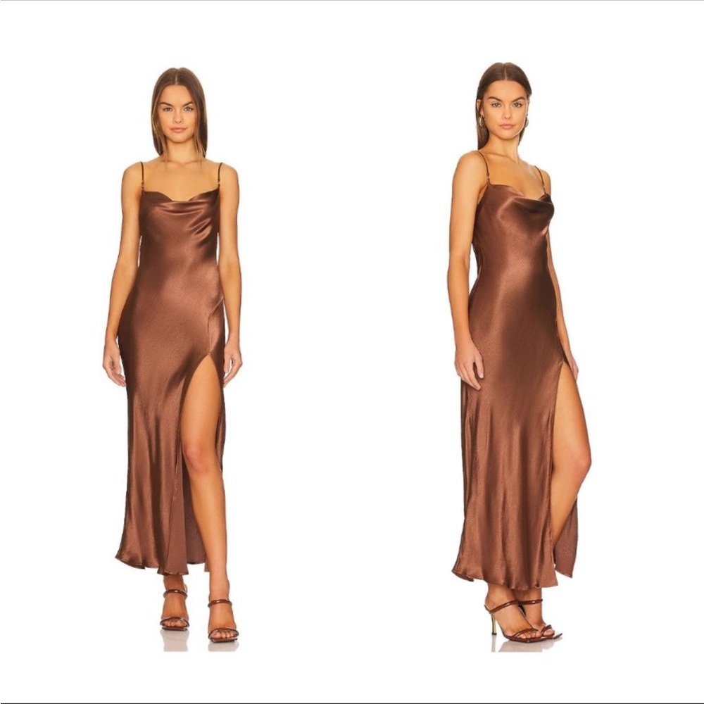 BEC&BRIDGE | Annika Cowl Maxi Dress in Chocolate Size 6/M